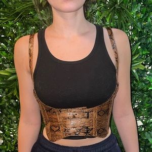 NASTY GAL- snakeskin harness